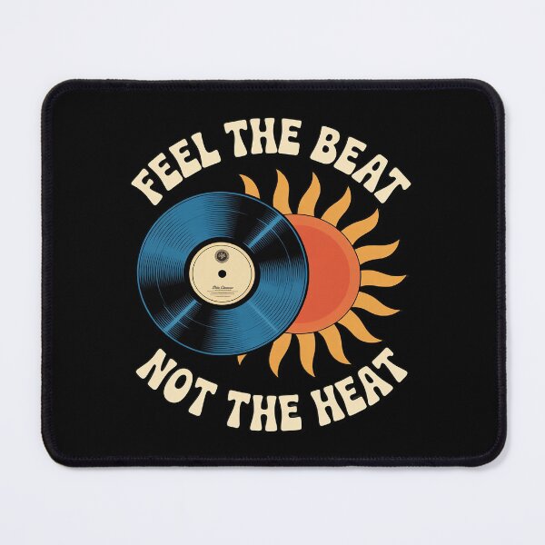 Item preview, Feel The Beat Not The Heat Party Crew Vinyl Sun designed and sold by PeteHomenick.