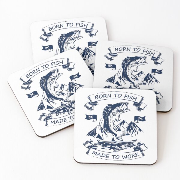 Item preview, Born To Fish Made To Work designed and sold by JRRTs.