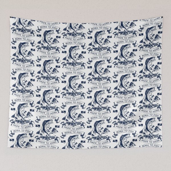 Item preview, Born To Fish Made To Work designed and sold by JRRTs.