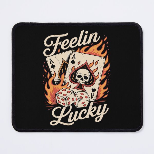 Item preview, Feelin Lucky Gambling Casino Cards and Dice, Cards Skul designed and sold by PeteHomenick.