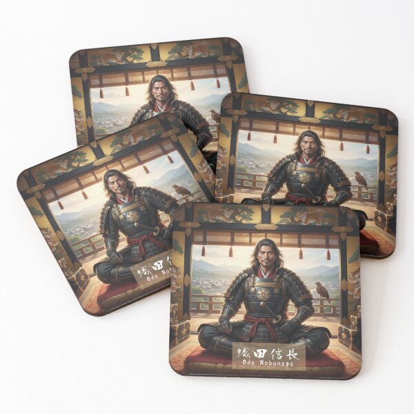 Item preview, Oda Nobunaga – The Calm Before Power | Japanese Warlord Art / 信長 ― 静寂の覇者 designed and sold by Mori-no-Akari.