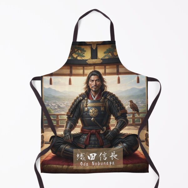 Item preview, Oda Nobunaga – The Calm Before Power | Japanese Warlord Art / 信長 ― 静寂の覇者 designed and sold by Mori-no-Akari.
