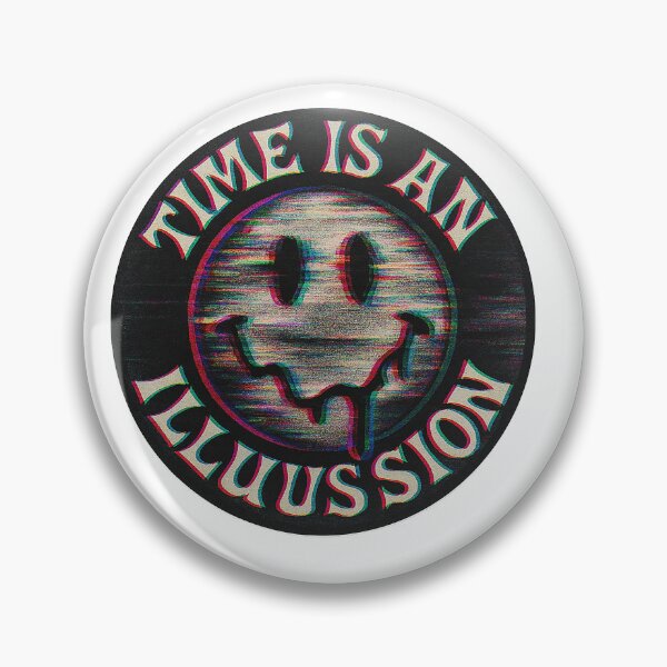 Item preview, Time Is An Illusion Psychedelic Clock (Glitchy) By Hardly Sinn designed and sold by Hardly Sinn.