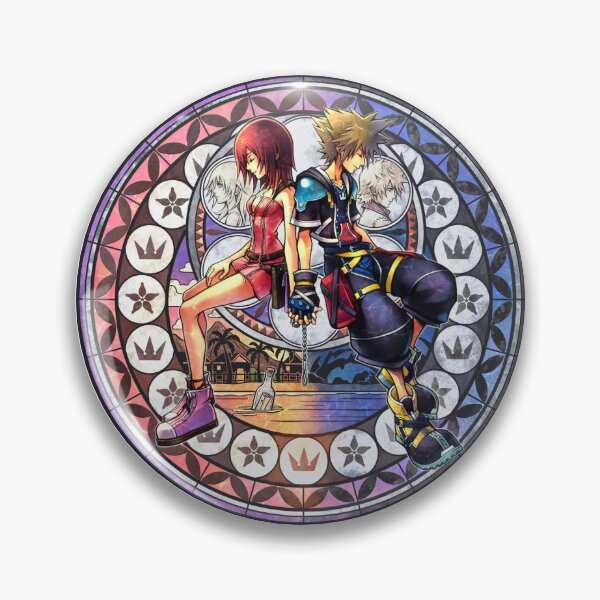 Item preview, Sora and Kairi Stained Glass KH2 designed and sold by Lali-Holley.