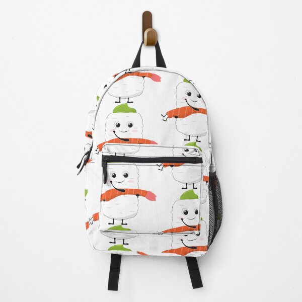Item preview, Cute sushi character hugging salmon designed and sold by rymarenko.