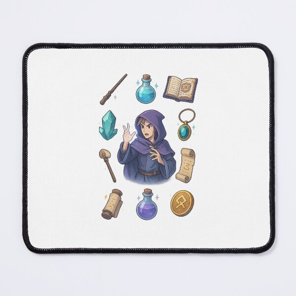 Item preview, The Mage – Arcane Grid | Fantasy Art, Wizard, designed and sold by Galskap.
