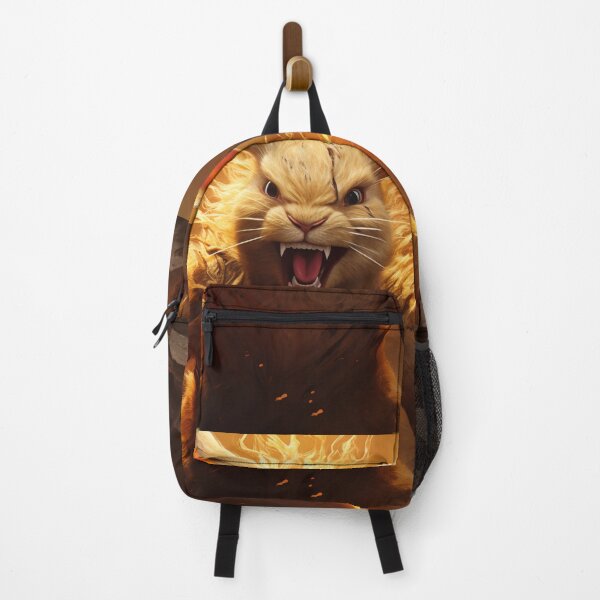 Item preview, Enraged, Super Saiyan Bunny summons golden lightning, becoming the Ultimate Apex Predator in a fiery landscape designed and sold by Epsydon Designers.