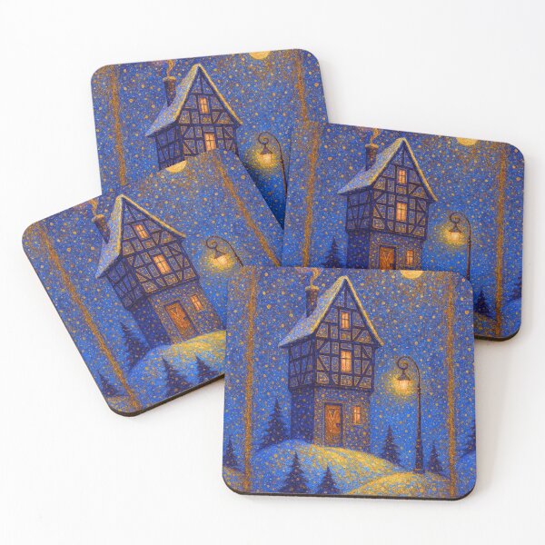 Item preview, Whimsical Christmas Houses designed and sold by Ewa Miller.
