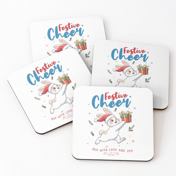 Item preview, Festive Cheer, hop with love and joy designed and sold by GraphicTeeHubs.