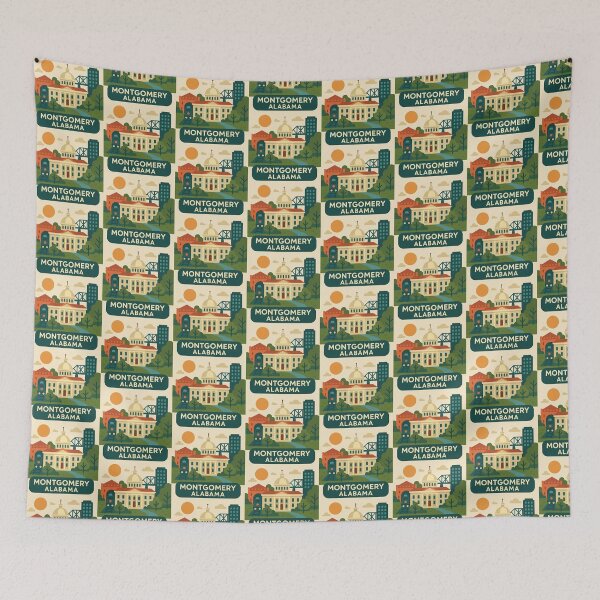 Item preview, Montgomery Alabama  designed and sold by Broken Antler Designs .