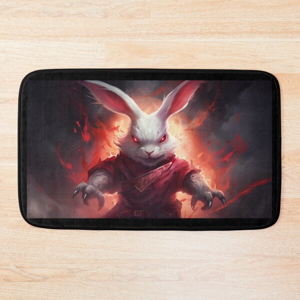 Item preview, Enraged, Super Saiyan Bunny summons golden lightning, becoming the Ultimate Apex Predator in a fiery landscape designed and sold by Epsydon Designers.