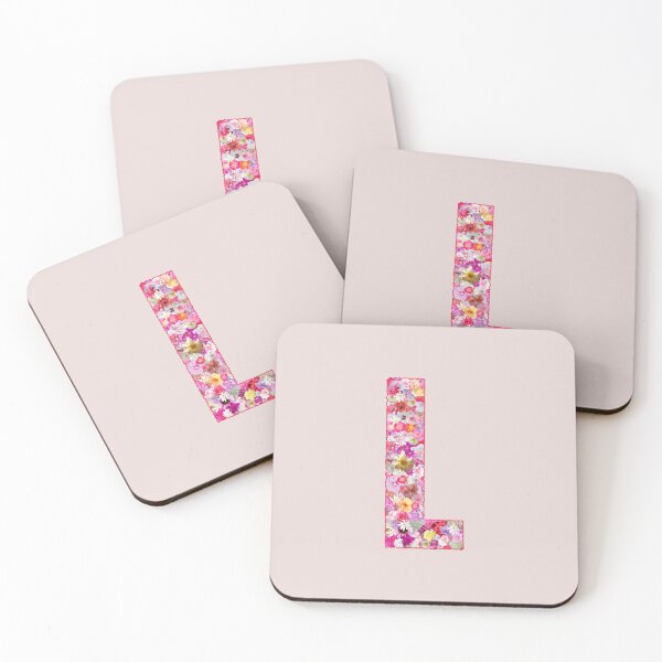 Item preview, Floral Letter L –  Botanical English Alphabet Monogram Typography Design designed and sold by TheSassyNoble.