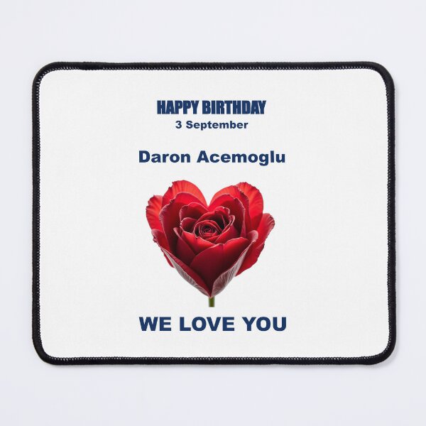 Item preview, Tribute to Daron Acemoglu — 3 September designed and sold by ariksworld.