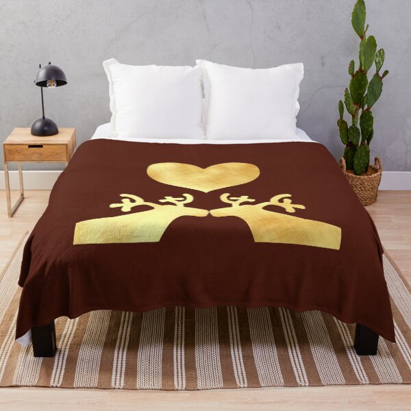 Item preview, Golden Reindeer couple on brown - Calm, Sensory-Friendly designed and sold by CreaTwinkles.