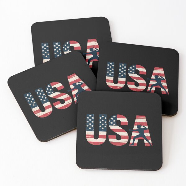 Item preview, Fencer USA American Flag designed and sold by PeteHomenick.
