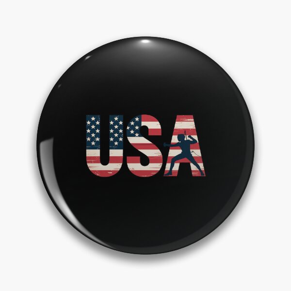 Item preview, Fencer USA American Flag designed and sold by PeteHomenick.