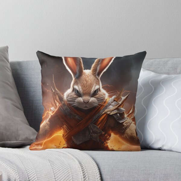 Item preview, Enraged, Super Saiyan Bunny summons golden lightning, becoming the Ultimate Apex Predator in a fiery landscape designed and sold by Epsydon Designers.
