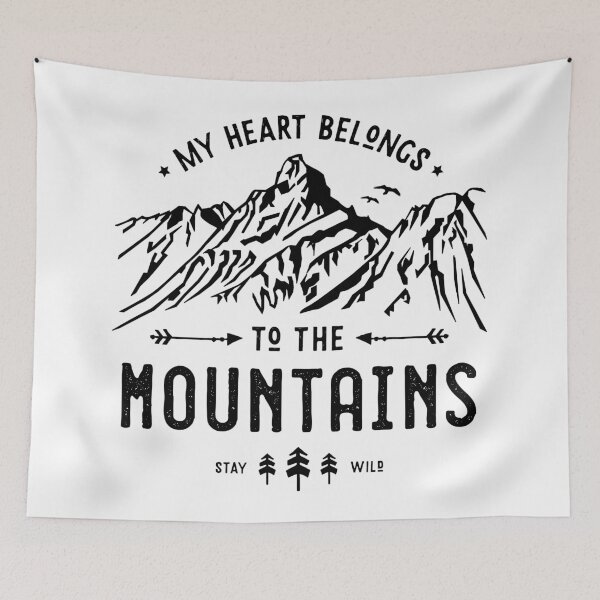 Item preview, My Heart belongs to the Mountains designed and sold by posay.