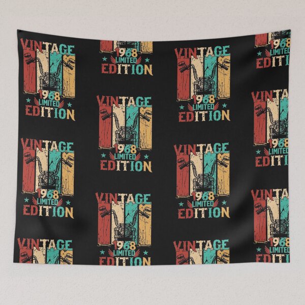 Item preview, Vintage 1968 Limited Edition - Classic Motorcycle Retro Design designed and sold by XNewStore.