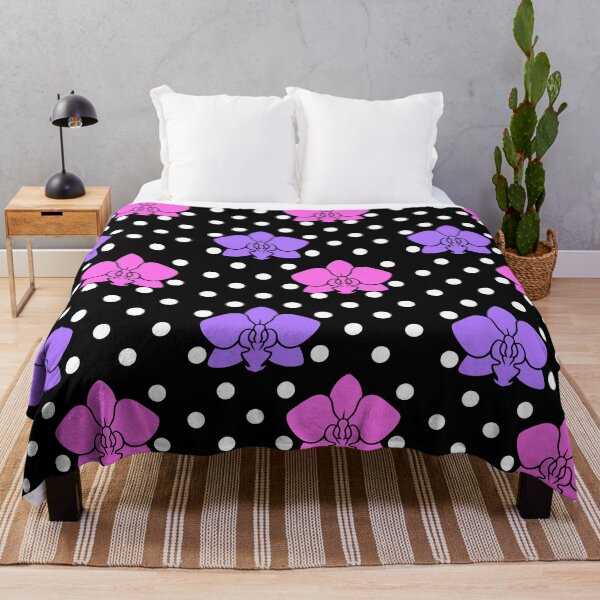 Item preview, Elegant Pink Purple Orchids Polka Dot Pattern Shapes Mania  designed and sold by Shapes-Mania.