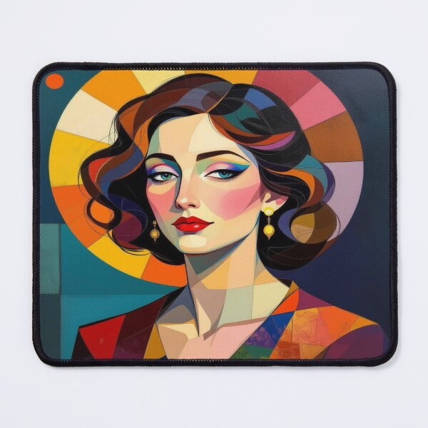 Item preview, Abstract Portrait of a Dreamer – Complicated & Dreamy, where Colors meet Thoughts designed and sold by FotoworldEdel.