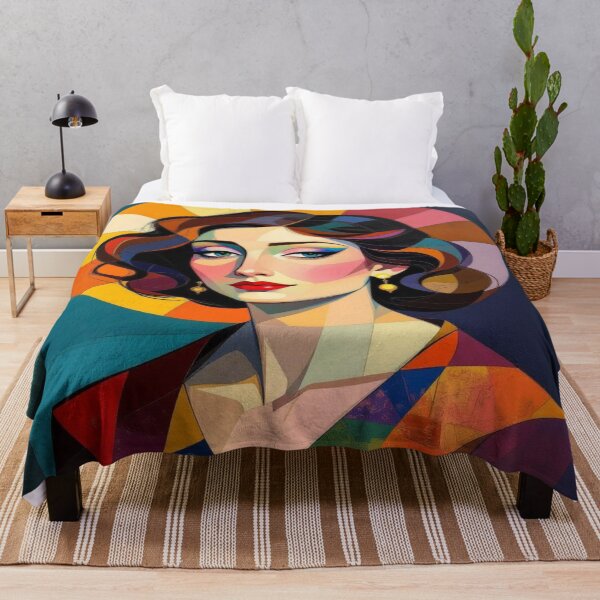 Item preview, Abstract Portrait of a Dreamer – Complicated & Dreamy, where Colors meet Thoughts designed and sold by FotoworldEdel.