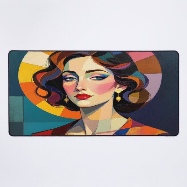 Item preview, Abstract Portrait of a Dreamer – Complicated & Dreamy, where Colors meet Thoughts designed and sold by FotoworldEdel.
