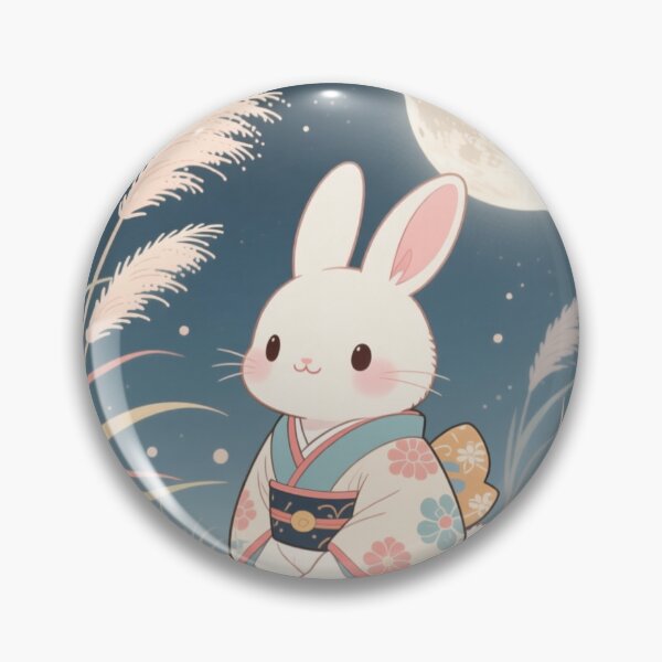 Item preview, Whimsical Moonlit Rabbit designed and sold by yukina-shop.