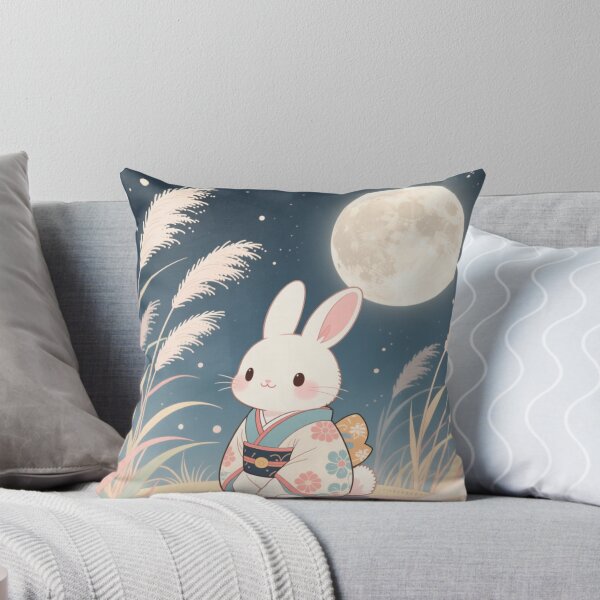Item preview, Whimsical Moonlit Rabbit designed and sold by yukina-shop.