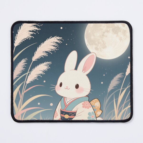 Item preview, Whimsical Moonlit Rabbit designed and sold by yukina-shop.