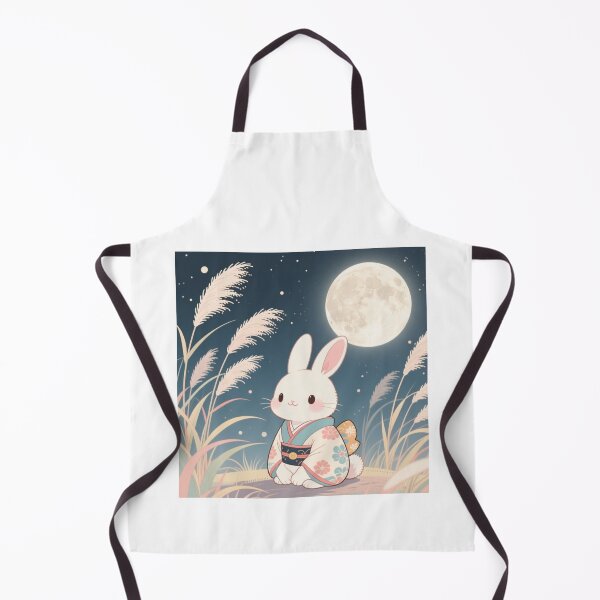 Item preview, Whimsical Moonlit Rabbit designed and sold by yukina-shop.