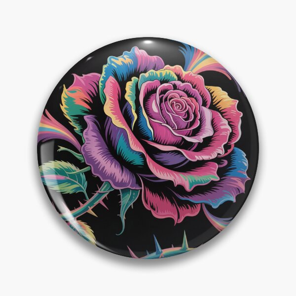 Item preview, rose on an elongated stem with numerous sharp thorns,  designed and sold by Lilashakti ⭐️ ⭐️ ⭐️ ⭐️ ⭐️.