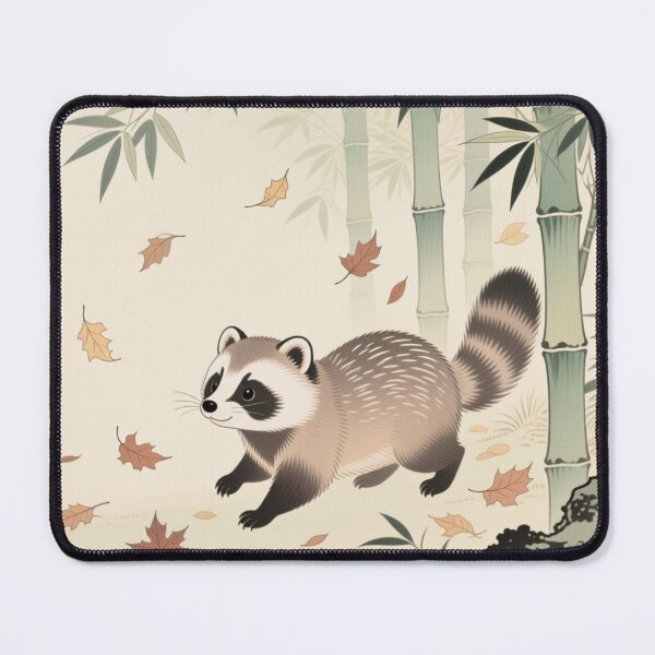 Item preview, Raccoon Dog by the River designed and sold by yukina-shop.