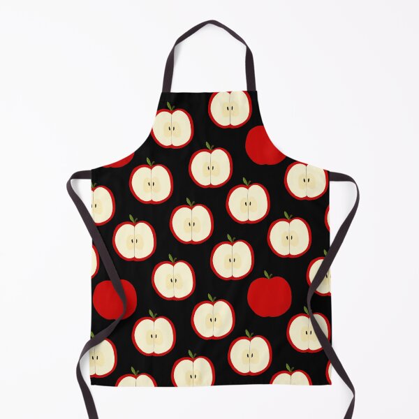 Item preview, Red Apples (black) designed and sold by The Wallpaper Files.