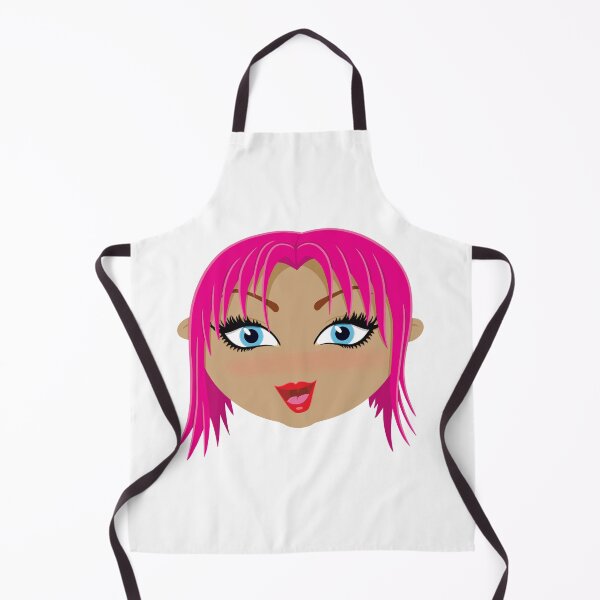 Item preview, Djoli Djoli Doll pink and blue white skin white background designed and sold by EyeTrickster.
