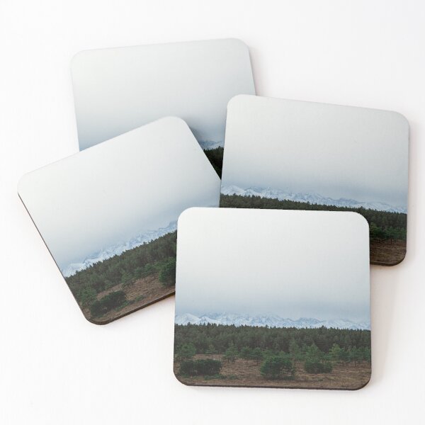 Item preview, Calm Horizon — Snowy Tatry Mountains and Pine Forest designed and sold by alicjamiekina.