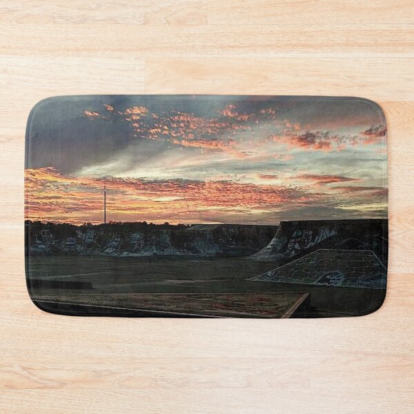 Item preview, Graffiti Ramps & Sunset Skies: Ohio Skatepark Glow designed and sold by IsotonicLunarCat.
