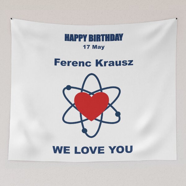Item preview, Tribute to Ferenc Krausz  — 17 May designed and sold by ariksworld.
