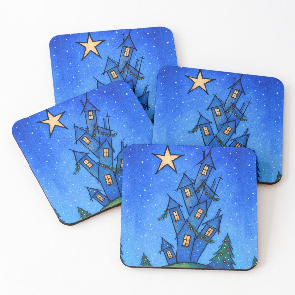 Item preview, Whimsical Christmas Houses designed and sold by Ewa Miller.