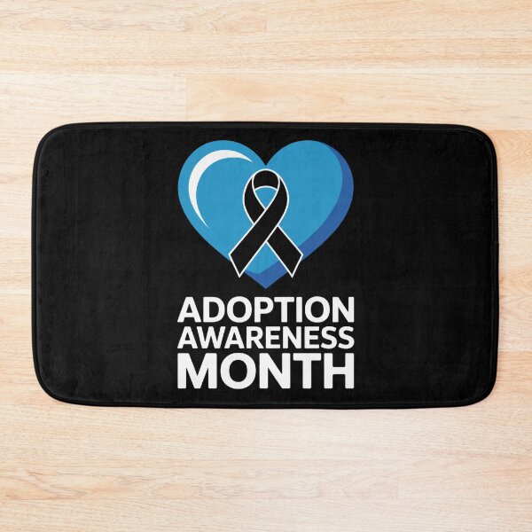 Item preview, Adoption Awareness Month Ribbon Heart designed and sold by DarylWelsh2024.
