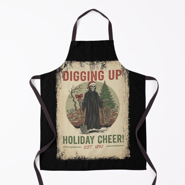 Item preview, Dark Humor Christmas T-Shirt - Grave Digger Santa Holiday Gift designed and sold by Gaviani Design Studio.