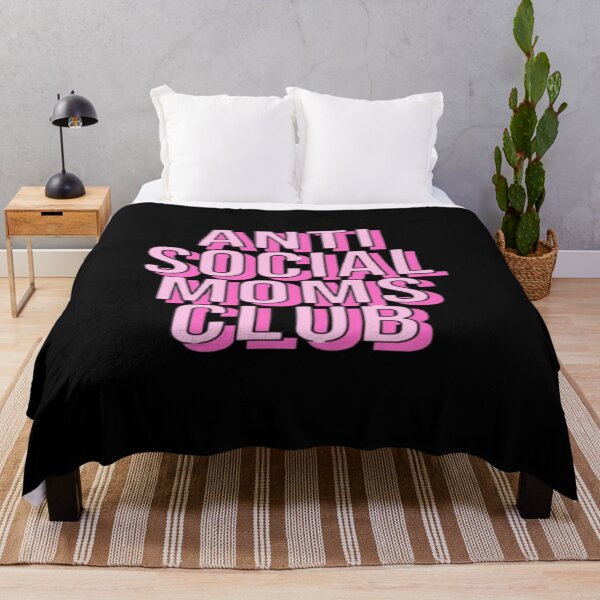 Item preview, Anti Social Moms Club Pink designed and sold by creativerooney.
