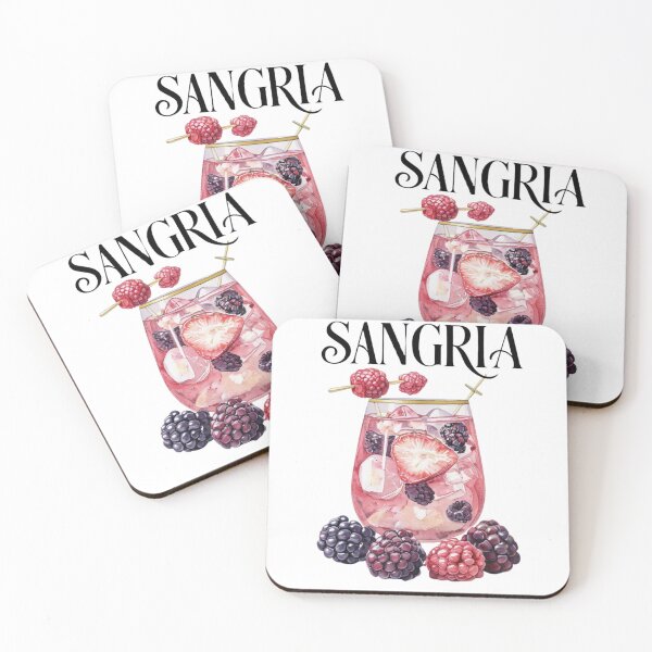 Item preview, Vibrant Sangria Cocktail Watercolor — Fruity Summer Drink Illustration designed and sold by Colorful-Garden.