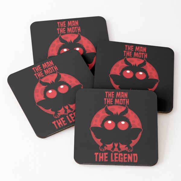 Item preview, The Man, The Moth, The Legend - Mythical Mothman Cryptid designed and sold by fizzgig.