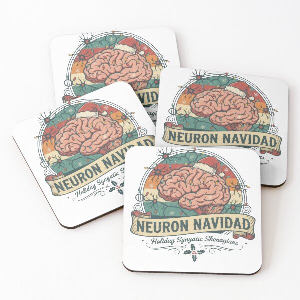 Item preview, Neuroscience Christmas T-Shirt - Neuron Navidad Brain Science Gift designed and sold by Gaviani Design Studio.