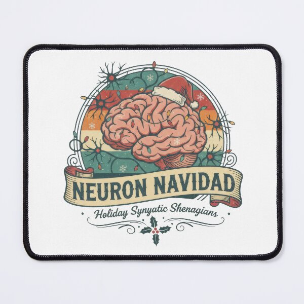 Item preview, Neuroscience Christmas T-Shirt - Neuron Navidad Brain Science Gift designed and sold by Gaviani Design Studio.