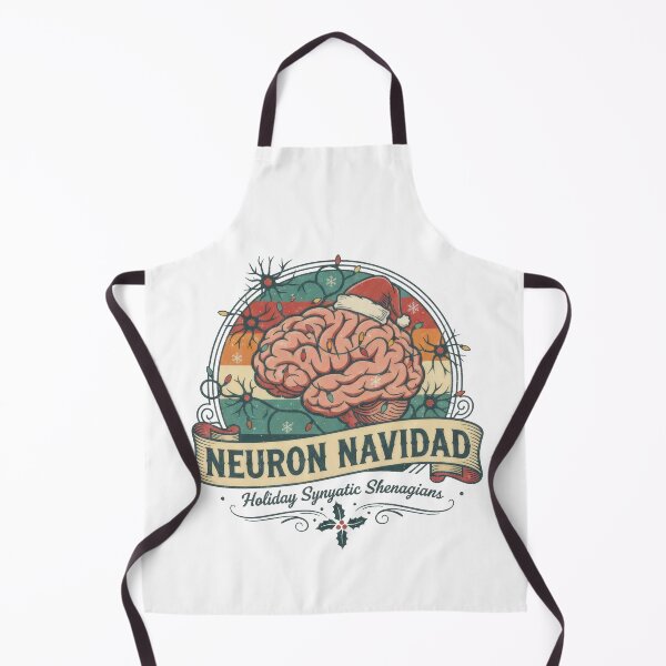 Item preview, Neuroscience Christmas T-Shirt - Neuron Navidad Brain Science Gift designed and sold by Gaviani Design Studio.