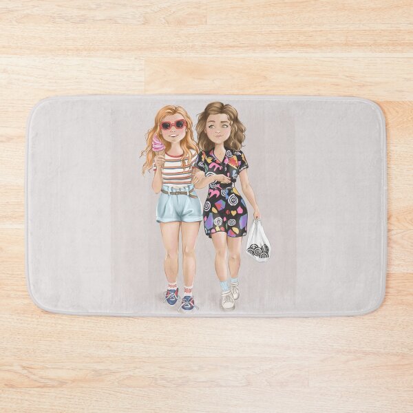 Item preview, Summer Vibes with El & Max – 80s Mall Edition Fan Art designed and sold by CreativeBu.