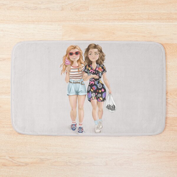 Item preview, Summer Vibes with El & Max – 80s Mall Edition Fan Art designed and sold by CreativeBu.