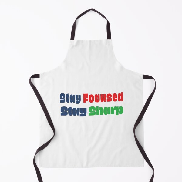 Item preview, Stay Focused Stay Sharp – Minimal Motivational Quote for Productivity & Discipline designed and sold by Dirrastore.